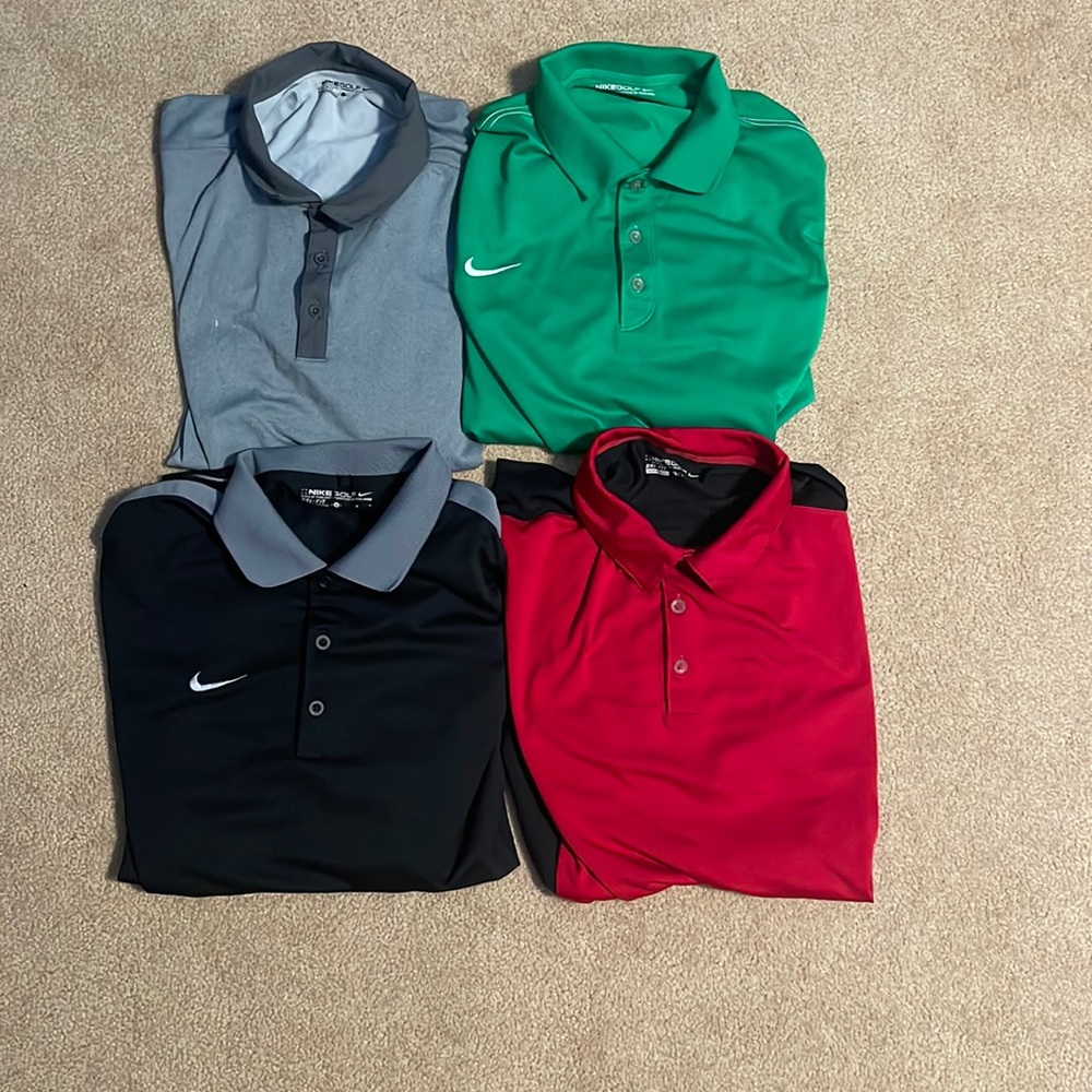 Bundle of Nike golf/polo tees
